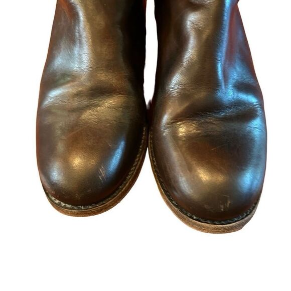 Frye Melissa tall dark brown riding boots- size 8 - Picture 5 of 10
